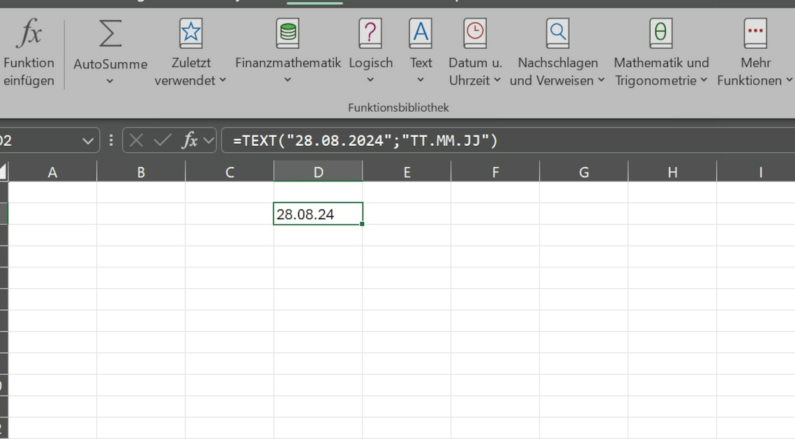 Excel: Mix text and formulas in a cell