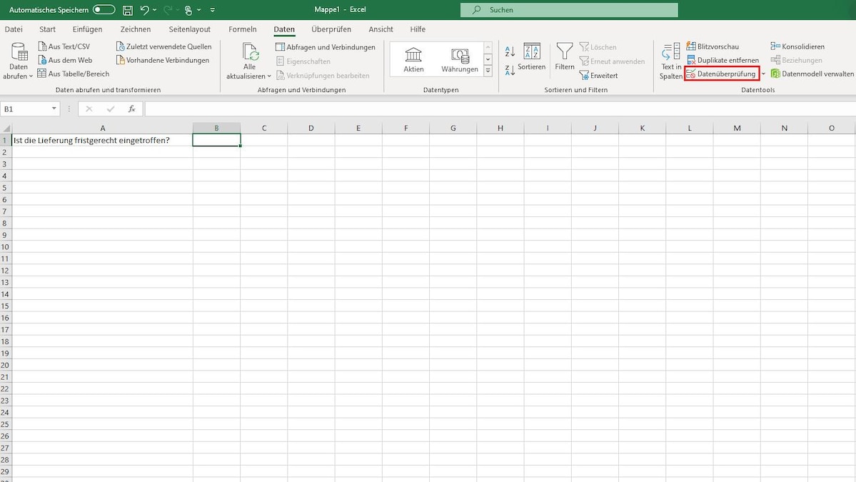 To display a Yes/No field in Excel, select the desired cells and click 