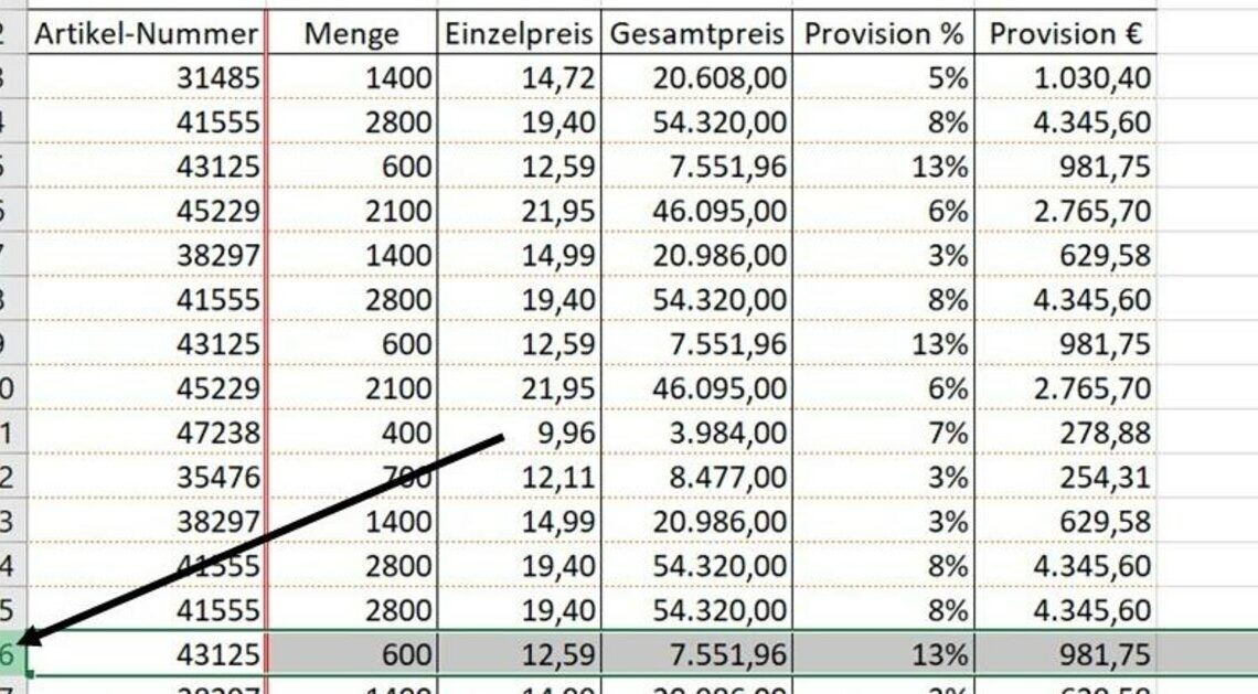 Excel: Insert manual page break