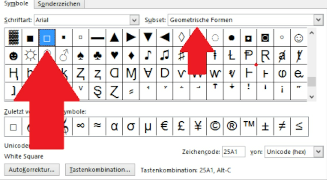 Create boxes with the keyboard – here's how