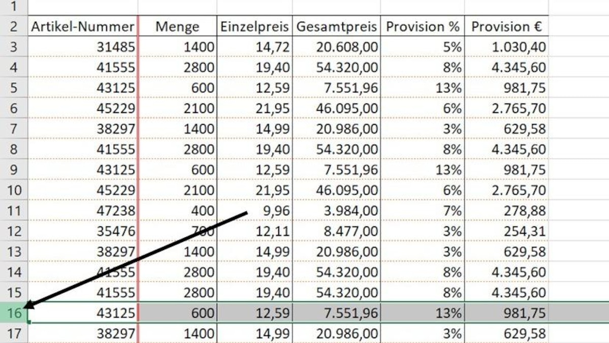 Change page length by page break in Excel. (Image 1)