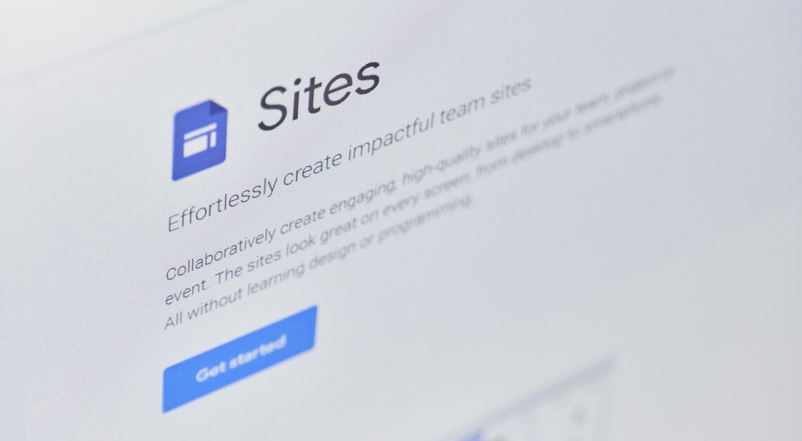 Google Sites: Create a website - functions explained simply