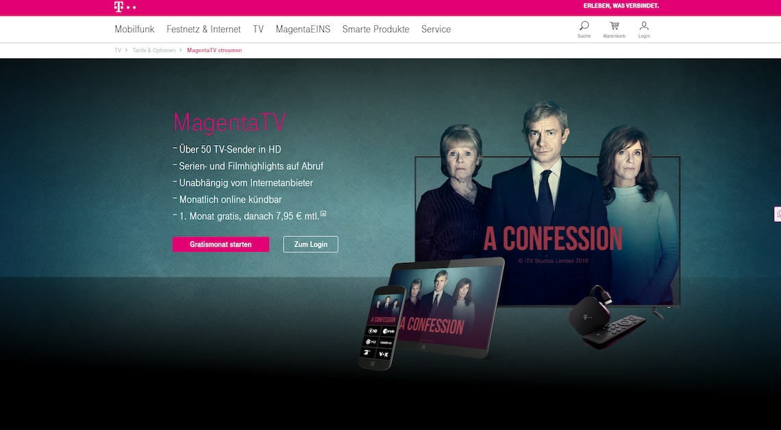 Magenta TV app on Samsung TV: Simple instructions